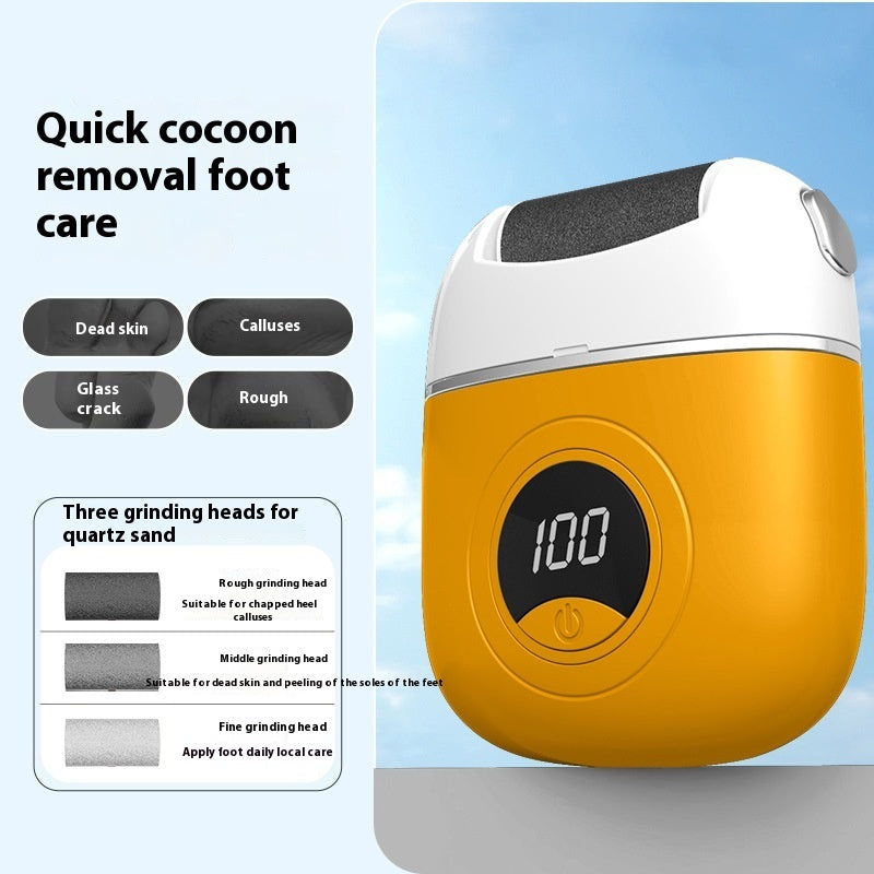 Electric Foot File: Removes dead skin from feet and pedicure.