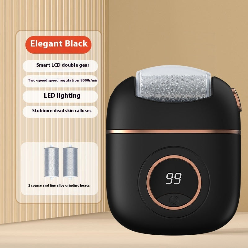 Electric Foot File: Removes dead skin from feet and pedicure.