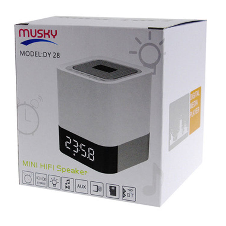Bluetooth Speaker, Clock Speaker with Display