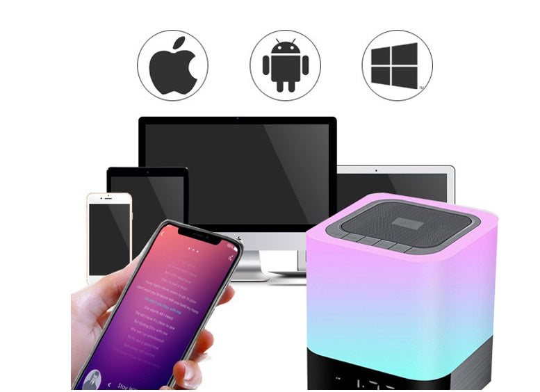Bluetooth Speaker, Clock Speaker with Display