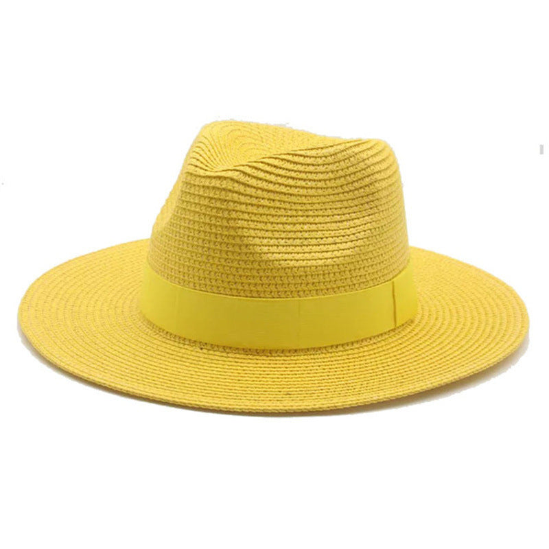 Elegant Straw for your Style: Highlights the versatility of the hat and its ability to complement different styles.