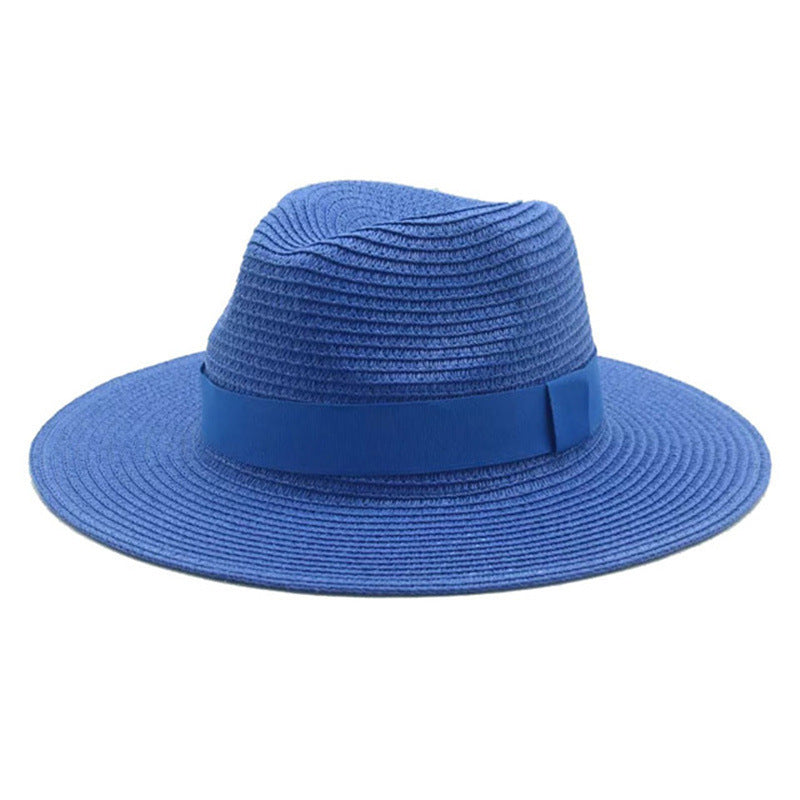 Elegant Straw for your Style: Highlights the versatility of the hat and its ability to complement different styles.