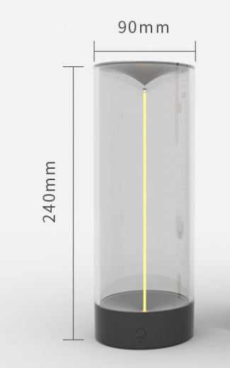 Minimalist Filament Table Lamp, Cordless, Rechargeable, Modern, Portable Night Lights, Bedside Lamps, Ambient Light