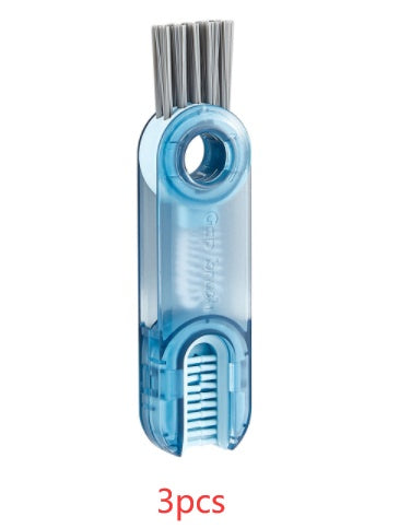Cepillo 3 en 1 Para Vasos, Utensilios De Cocina Botellas Cepillo Multifuncional