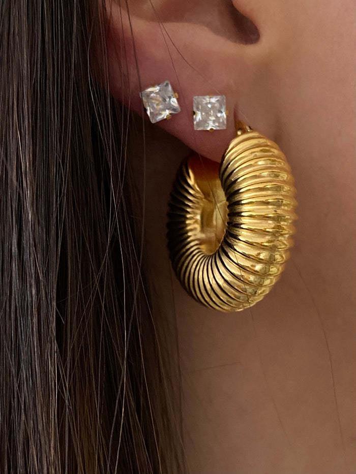 Chunky Hoop Earrings: Dare to Shine!
