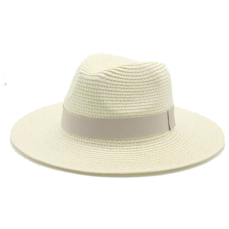 Elegant Straw for your Style: Highlights the versatility of the hat and its ability to complement different styles.