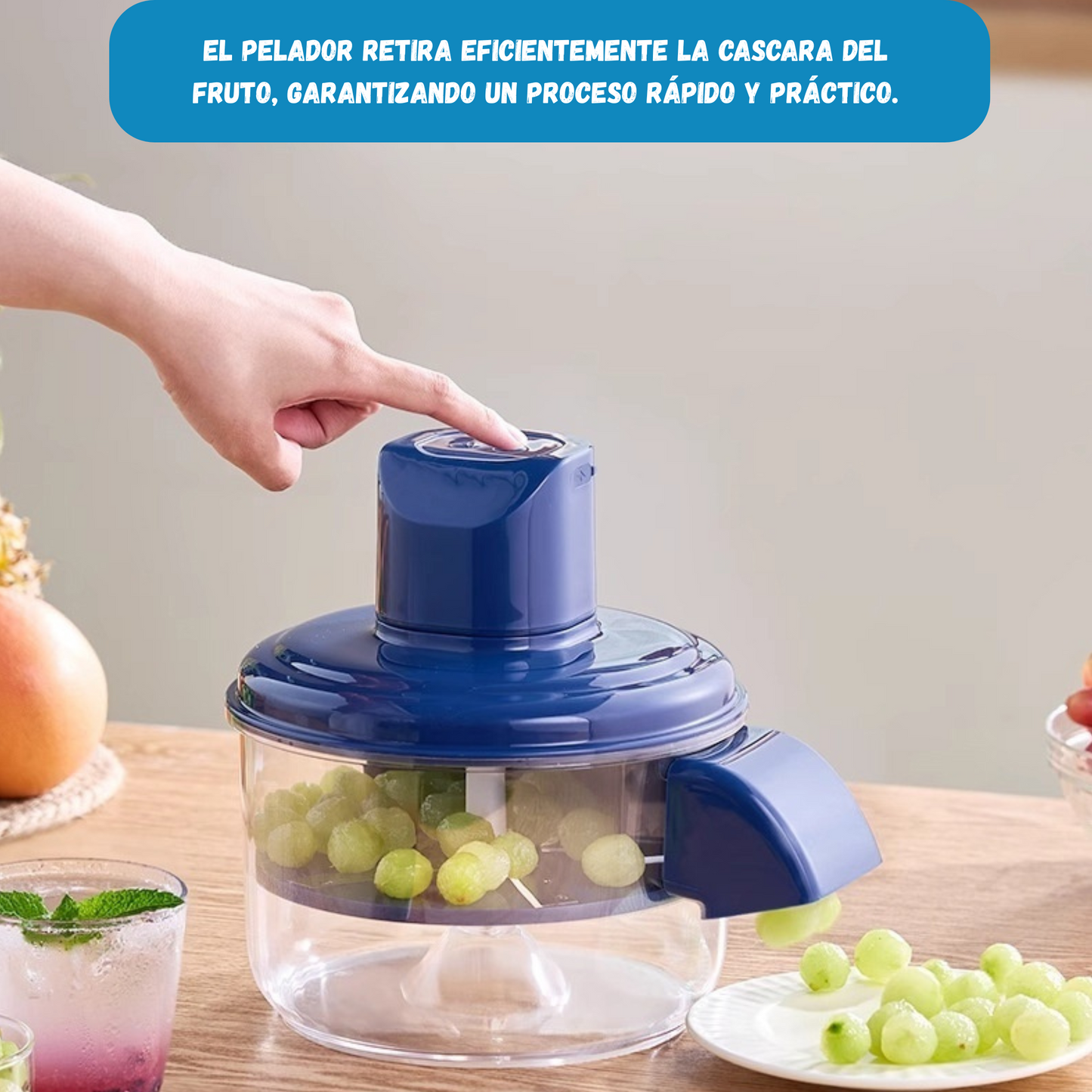 PelaPro – Pelador Eléctrico Automático y Recargable para Frutas y Verduras