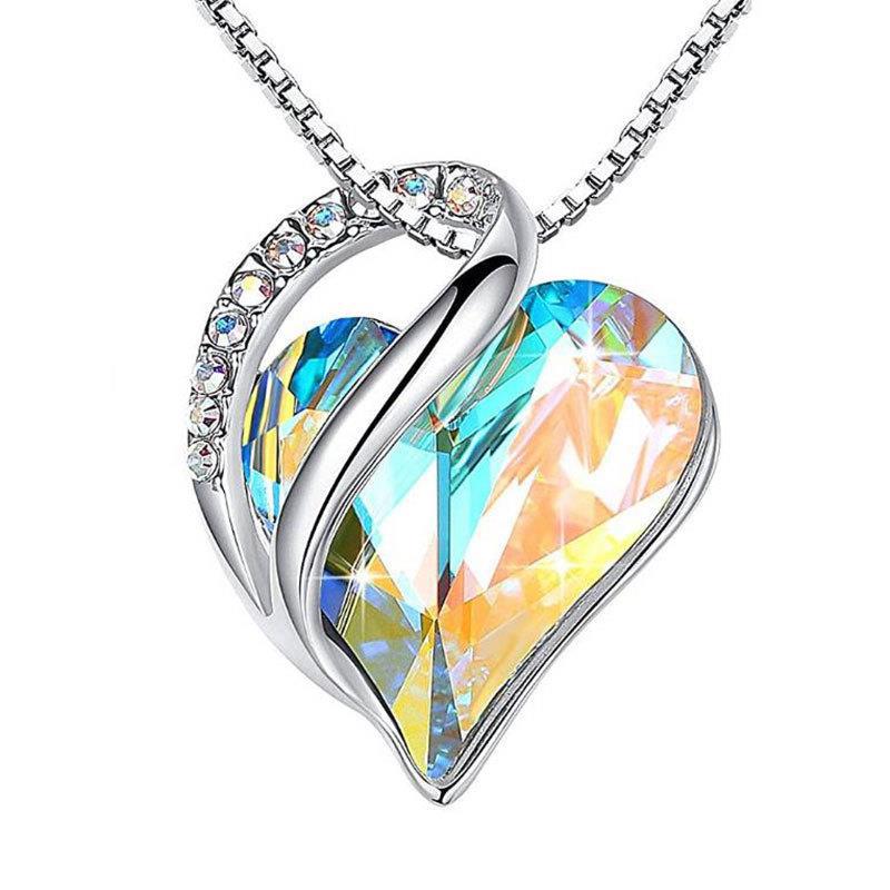 Eternal Love: An infinity heart pendant necklace to symbolize your eternal love.
