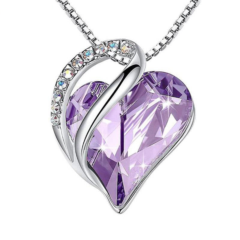 Eternal Love: An infinity heart pendant necklace to symbolize your eternal love.