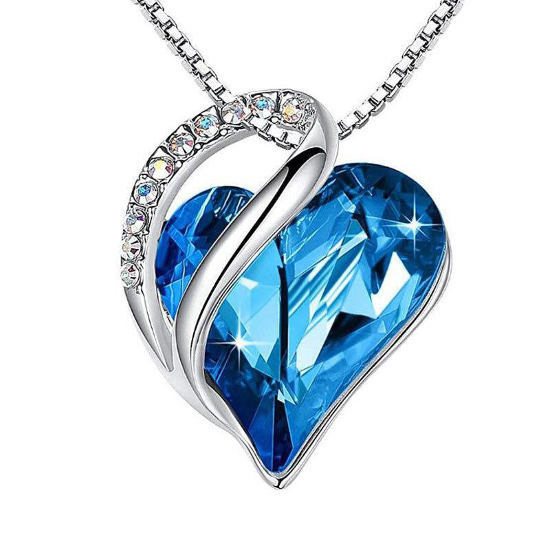 Eternal Love: An infinity heart pendant necklace to symbolize your eternal love.