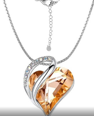 Eternal Love: An infinity heart pendant necklace to symbolize your eternal love.
