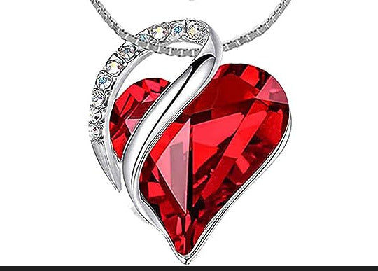 Eternal Love: An infinity heart pendant necklace to symbolize your eternal love.