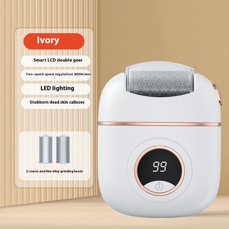 Electric Foot File: Removes dead skin from feet and pedicure.