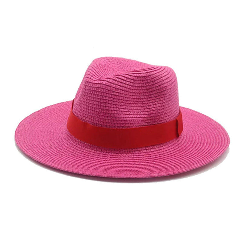 Elegant Straw for your Style: Highlights the versatility of the hat and its ability to complement different styles.