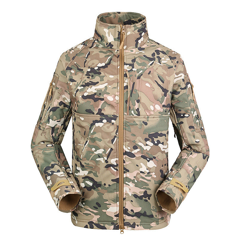 Men's Solid Color Nylon Jacket with Stand Collar and Zipper Detail, Ideal for Sports and Casual Wear