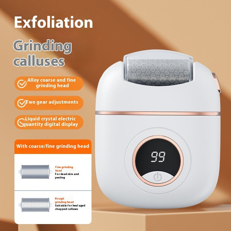 Electric Foot File: Removes dead skin from feet and pedicure.