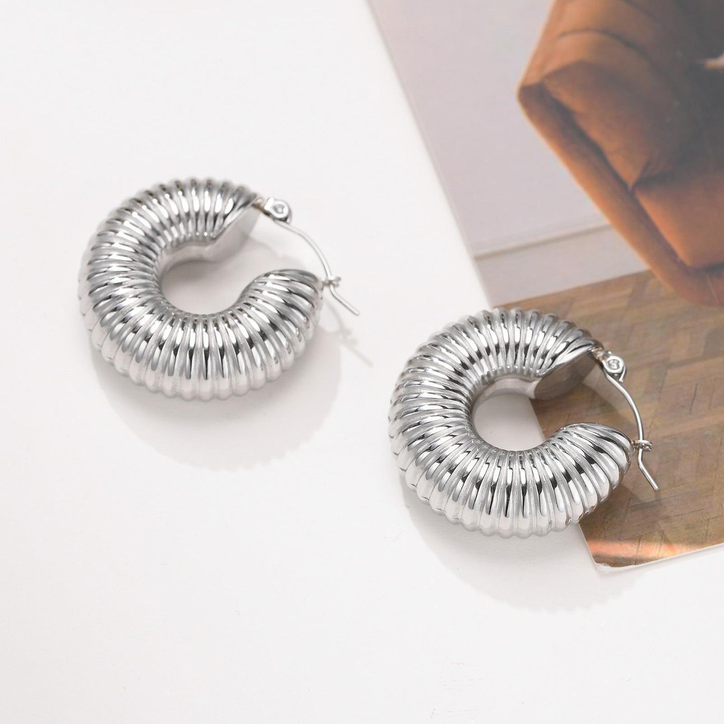 Chunky Hoop Earrings: Dare to Shine!