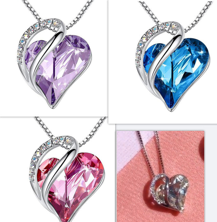 Eternal Love: An infinity heart pendant necklace to symbolize your eternal love.