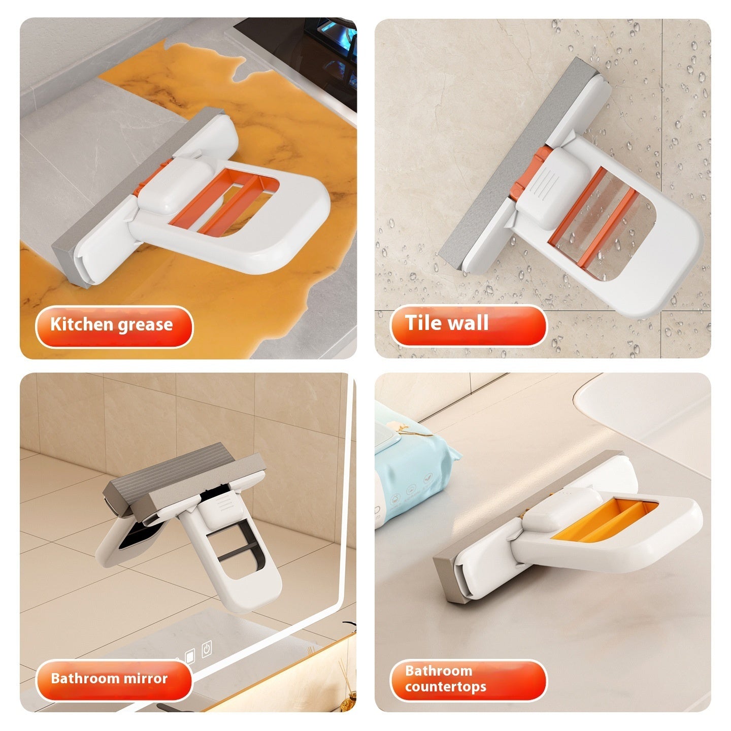 Mini Trapeador Plegable Duradero Para Lavar a Mano