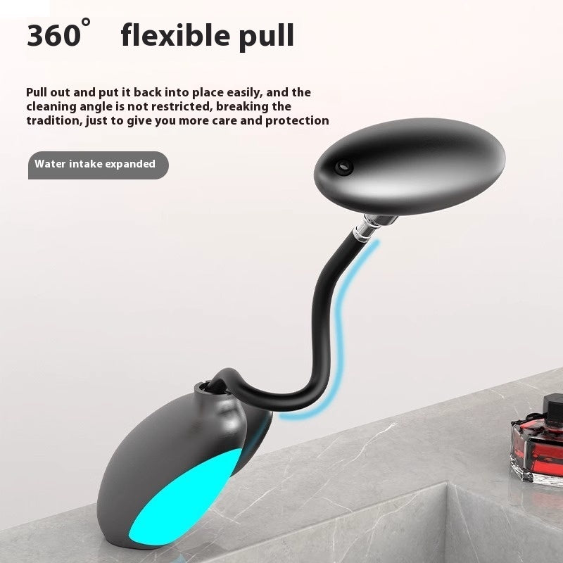360° Swivel Pull-Out Sink Faucet with 4 Modes and LED Light