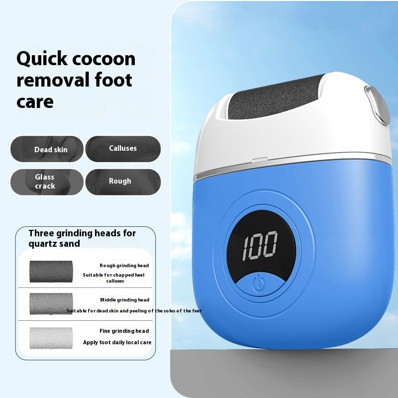 Electric Foot File: Removes dead skin from feet and pedicure.