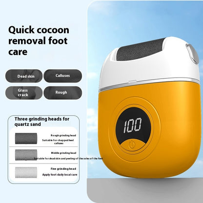 Electric Foot File: Removes dead skin from feet and pedicure.