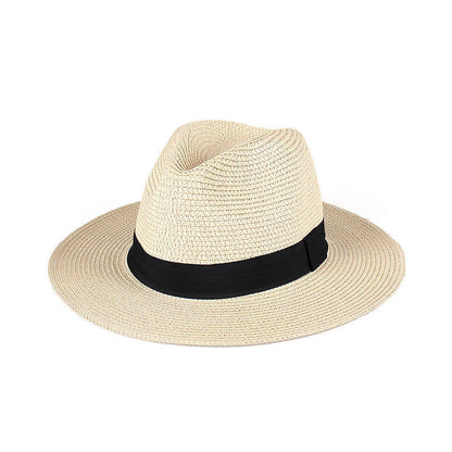 Elegant Straw for your Style: Highlights the versatility of the hat and its ability to complement different styles.