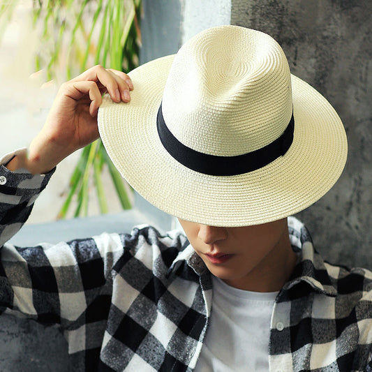 Elegant Straw for your Style: Highlights the versatility of the hat and its ability to complement different styles.