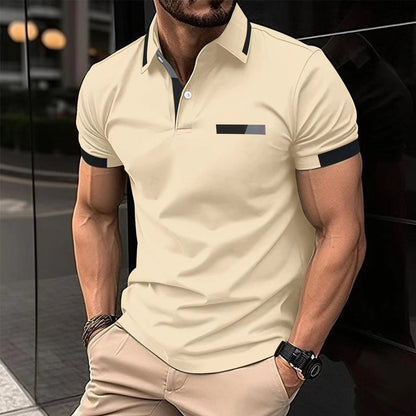 Camisas tipo polo versátiles para hombres, para verano, con mangas cortas, transpirables y cómodas, camisas tipo polo casuales y de negocios, camisetas deportivas