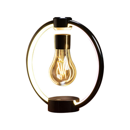 Floating Desk Lamp, Night Light. Magnetic Levitation Bulb. Retro Bedroom Bedside LED Eye Protection Night Light 