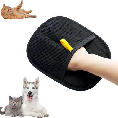 Electrostatic Pet Hair Remover Glove. Cat Hair Remover Glove, Two-Way Bristle Brush