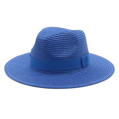 Elegant Straw for your Style: Highlights the versatility of the hat and its ability to complement different styles.