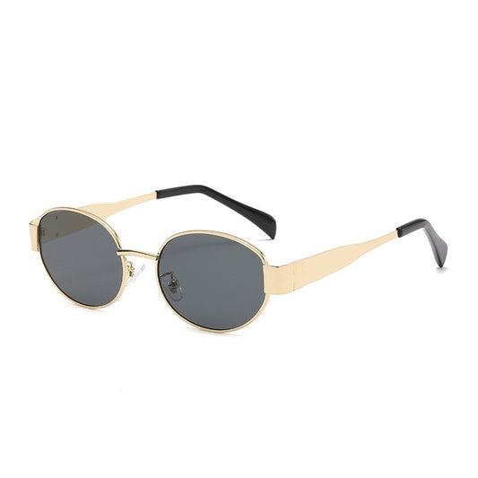 Feel chic and elegant with retro oval sunglasses