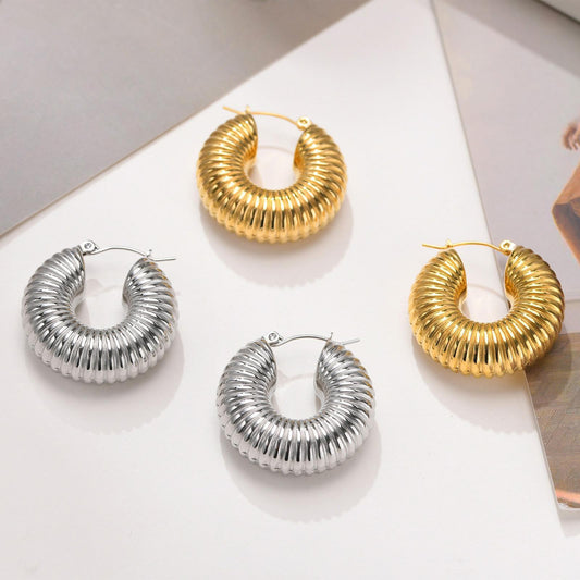 Chunky Hoop Earrings: Dare to Shine! 