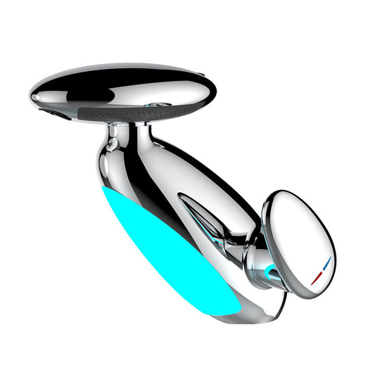 360° Swivel Pull-Out Sink Faucet with 4 Modes and LED Light