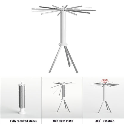Small folding octopus-type clothesline