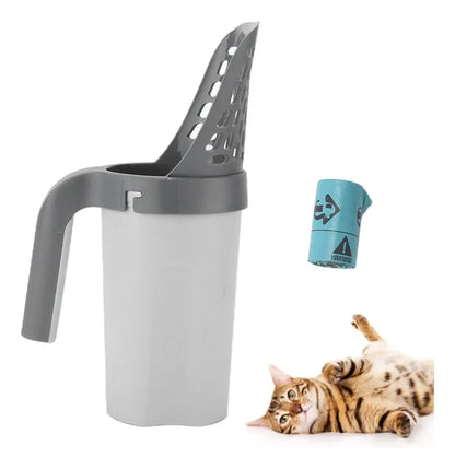 Cat litter scoop. Cat poop scoop